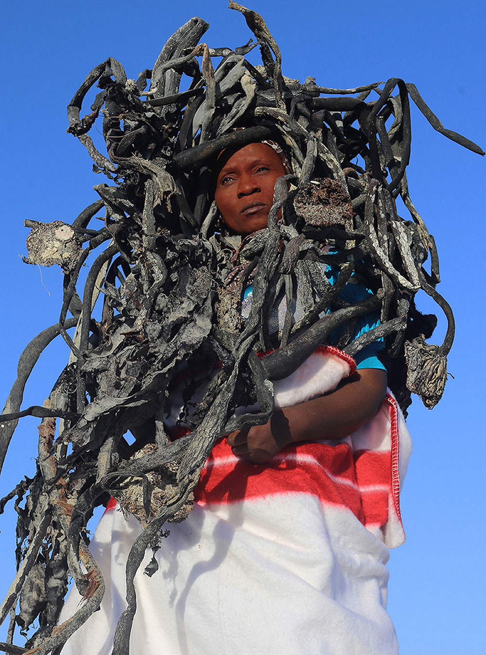Lindeka Qampi: Blanket Worms, Muizenberg Beach, Cape Town