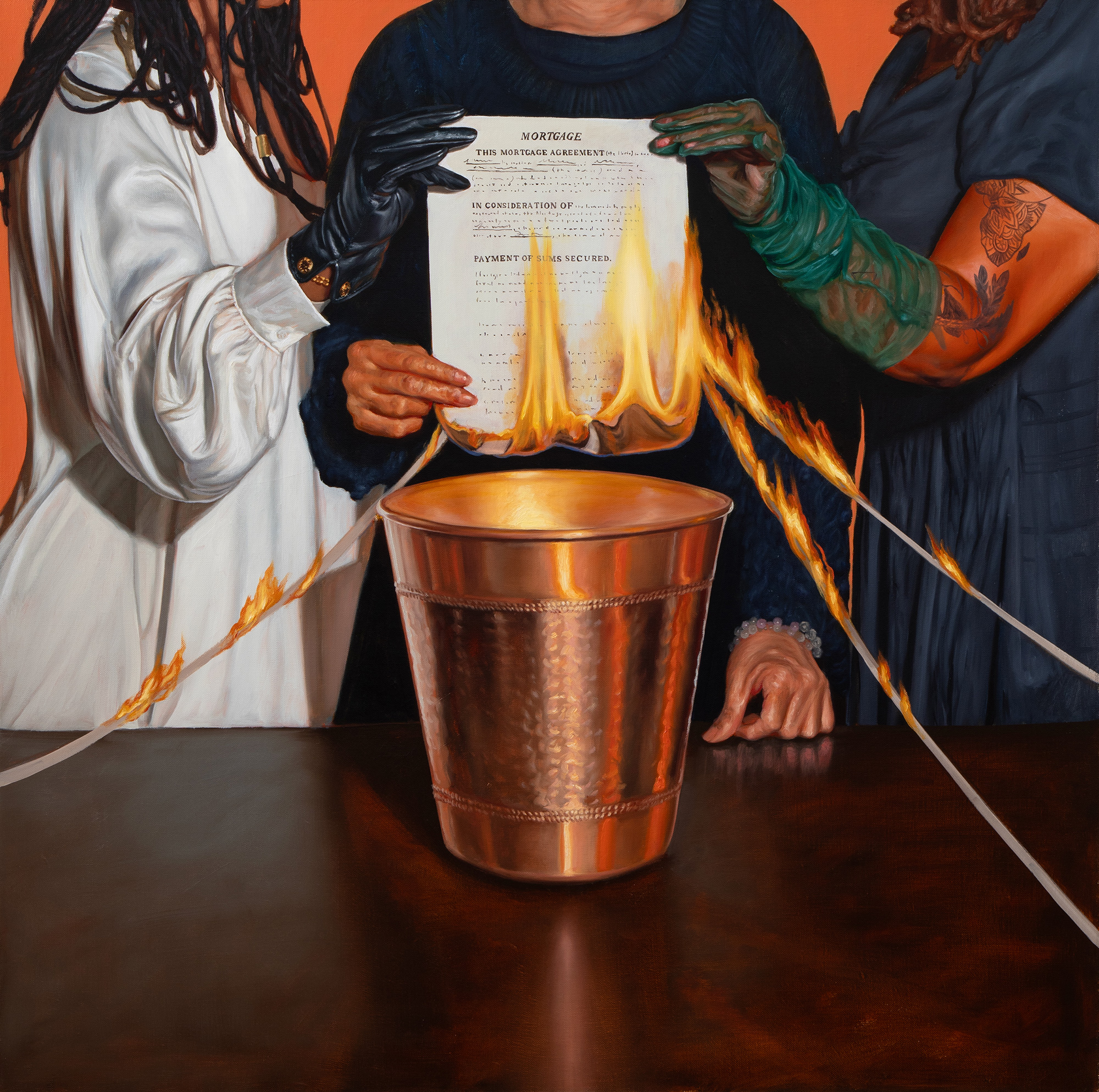 Mario Moore: Mortgage Burning